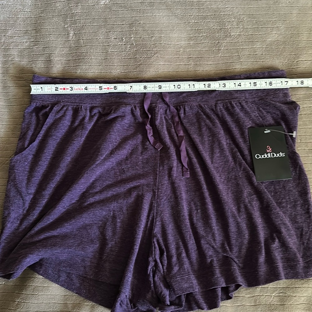 NEW L Cuddl Duds Sleep Lounge Layering Shorts - Picture 2 of 7